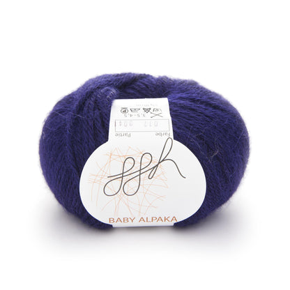 ggh couleur bébé alpaga | 100% laine de bébé alpaga | 100 m/50 g | 018 - Marine