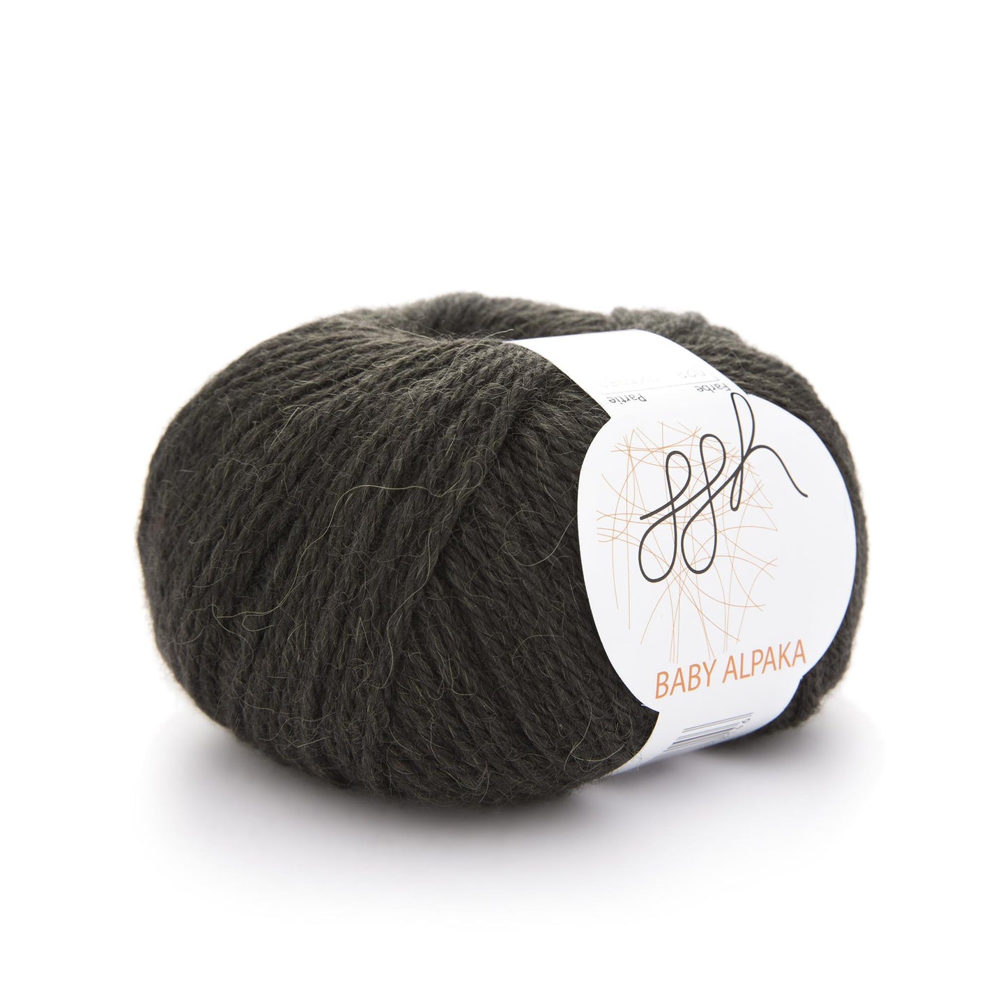ggh Baby Alpaca Color | 100% Baby Alpaca Wool | 100m/50g | 028 - Deep Dark Olive