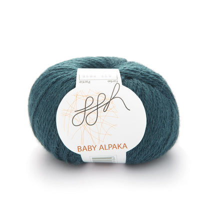 ggh couleur bébé alpaga | 100% laine de bébé alpaga | 100 m/50 g | 032 - Sarcelle profond