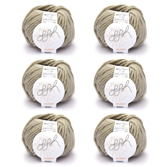 ggh Husky Box | 300g Set (6x50g) – 024 – Ingwer - Handarbeiten - 1