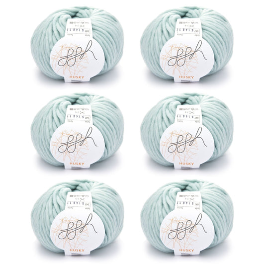 ggh Husky Box | 300g Set (6x50g) – 047 – Mintgrün - Handarbeiten - 1