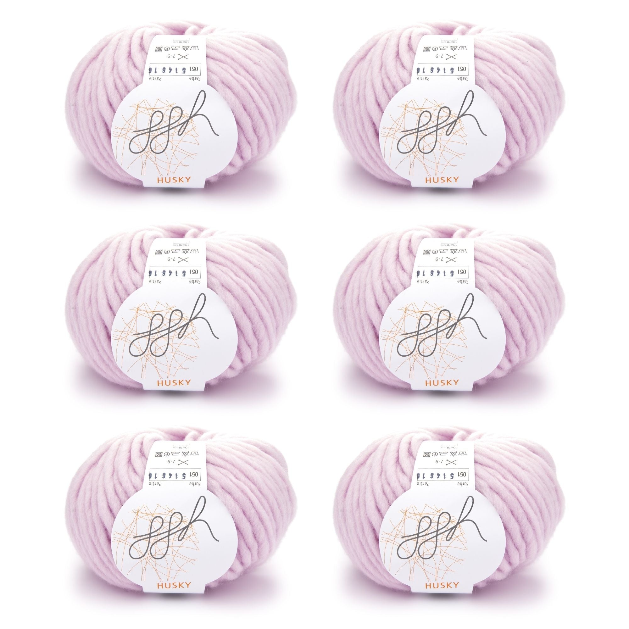 ggh Husky Box | 300g Set (6x50g) – 051 – Rosa - Handarbeiten - 1
