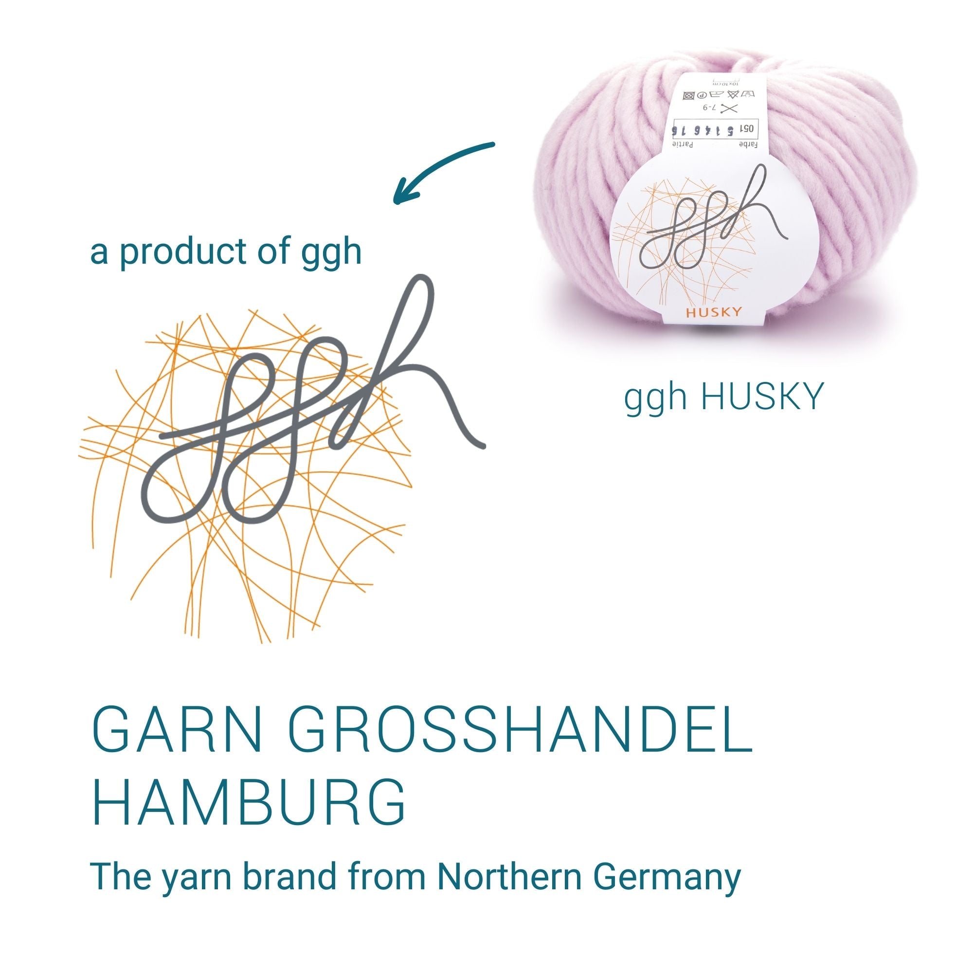 ggh Husky Box | 300g Set (6x50g) – 051 – Rosa - Handarbeiten - 6