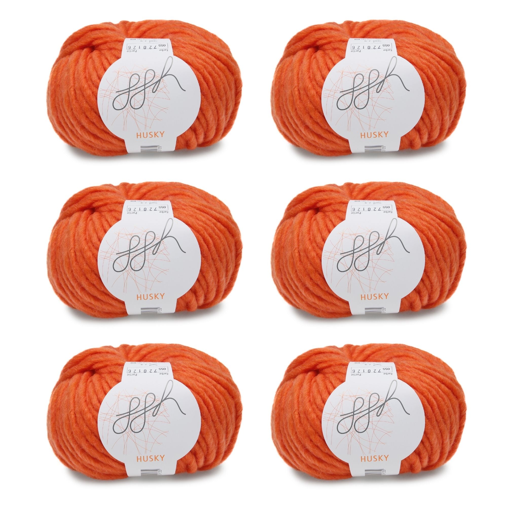 ggh Husky Box | 300g Set (6x50g) – 055 – Korallorange - Handarbeiten - 1