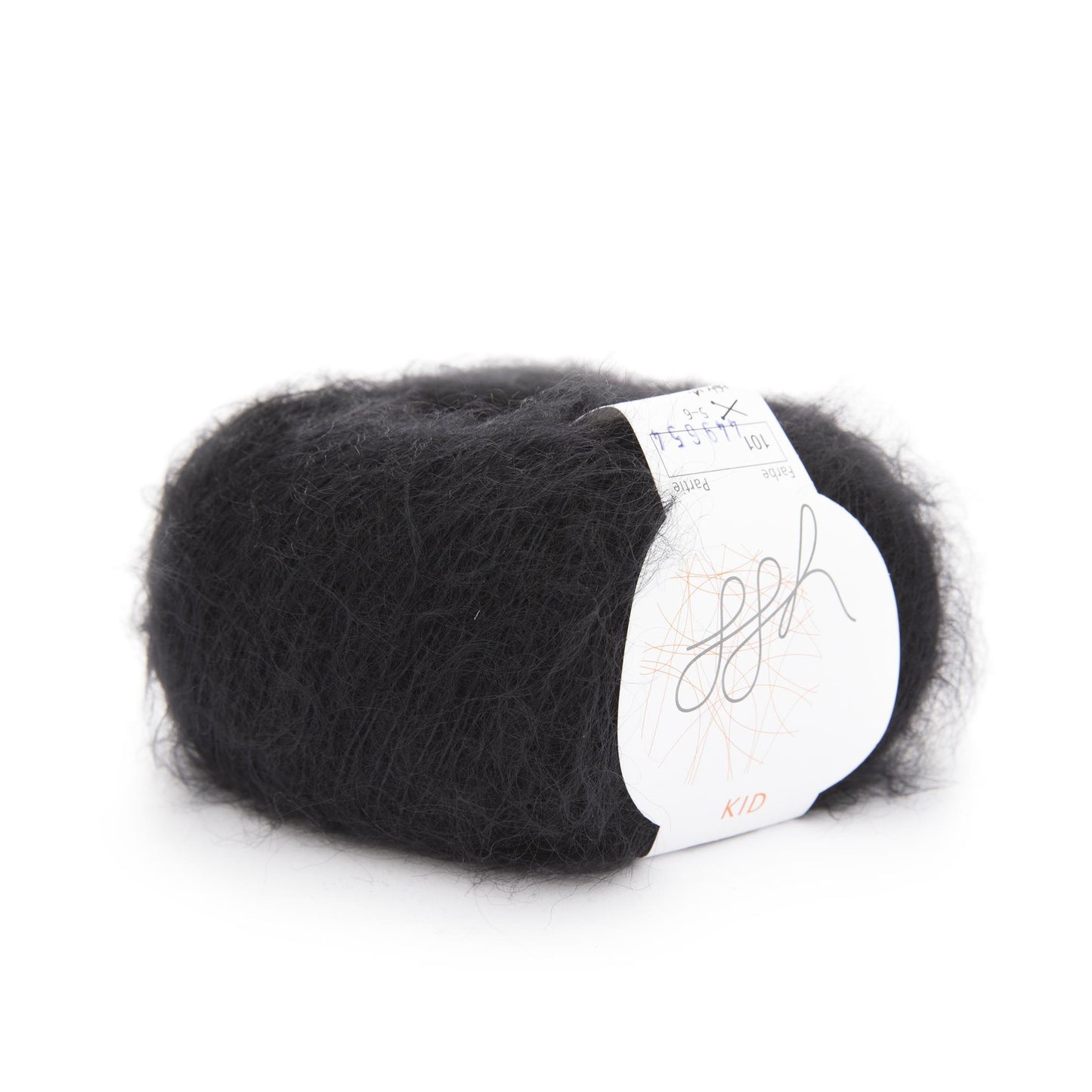 ggh gamin | Laine mohair | 250 m/25 g | 101 - Noir 