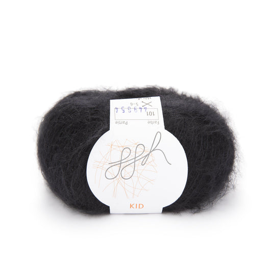 ggh Kid | Mohairwolle | 250m/25g | 101 - Schwarz - Handarbeiten - 1