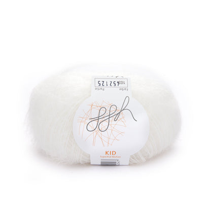 ggh Kid | Mohairwolle | 250m/25g | 103 - Weiß - mohairwolle - Handarbeiten - 1