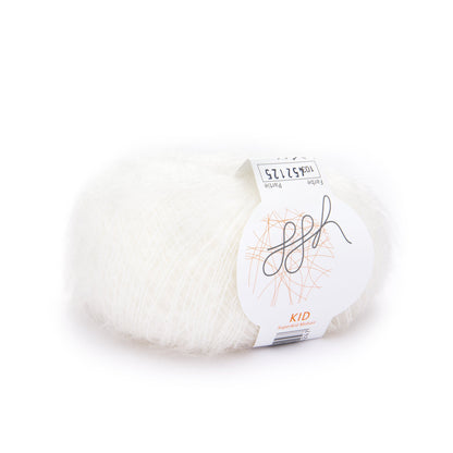 ggh Kid | Mohairwolle | 250m/25g | 103 - Weiß - mohairwolle - Handarbeiten - 2