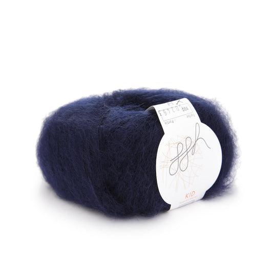 ggh Kid | Mohairwolle | 250m/25g | 107 - Tiefes Kobalt - mohairwolle - Handarbeiten - 2