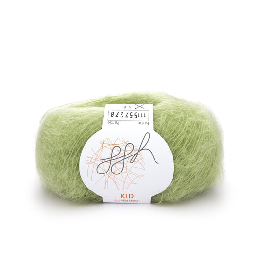 ggh Kid | Mohairwolle | 250m/25g | 111 - Pistaziengrün - bestseller mohair - Handarbeiten - 1