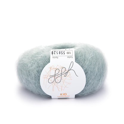 ggh Kid | Mohairwolle | 250m/25g | 120 - Schimmerndes Glas - mohairwolle - Handarbeiten - 1
