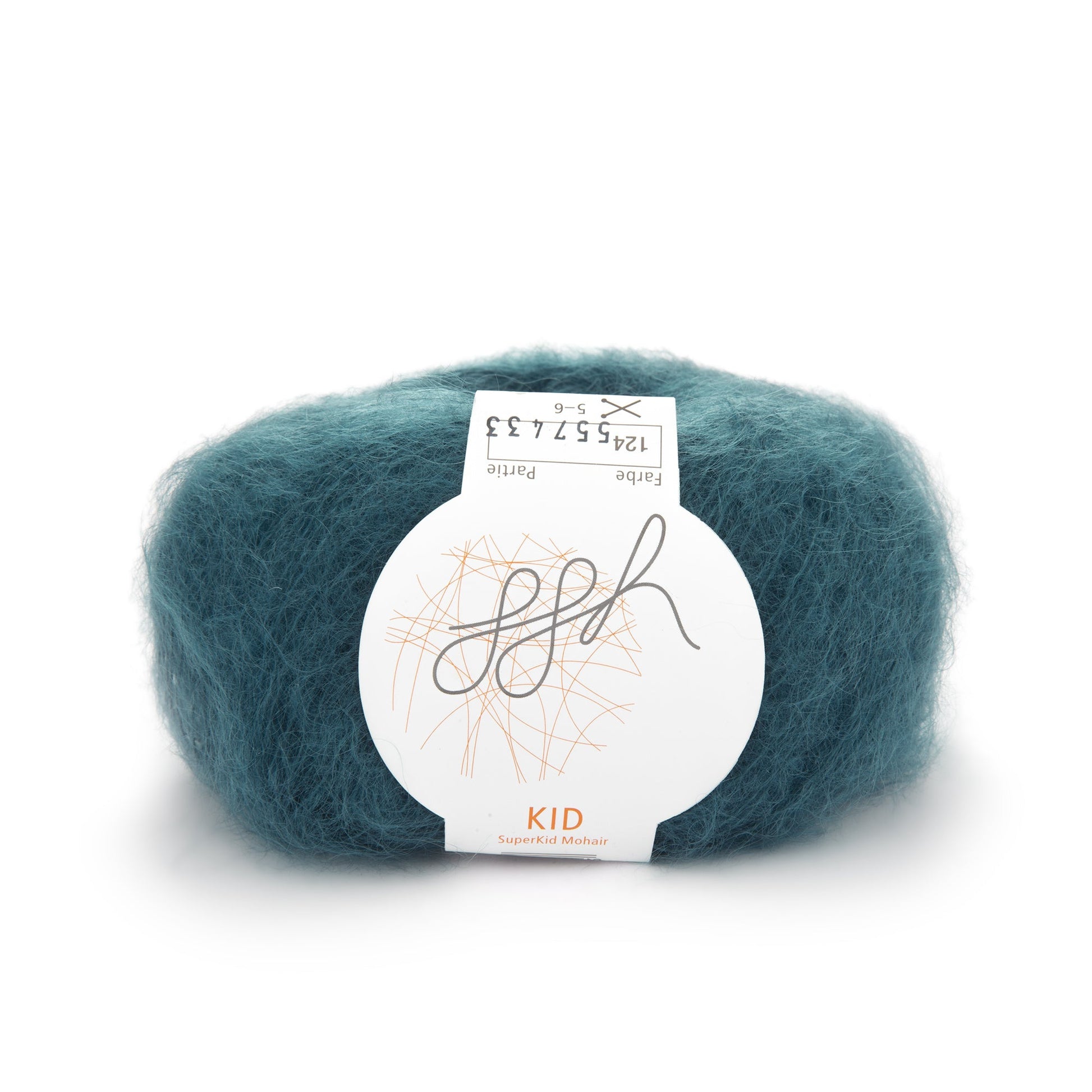 ggh Kid | Mohairwolle | 250m/25g | 124 - Entenblau - Handarbeiten - 1