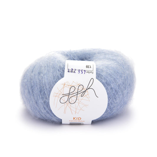 ggh Kid | Mohairwolle | 250m/25g | 139 - Eisblau - bestseller mohair - Handarbeiten - 1