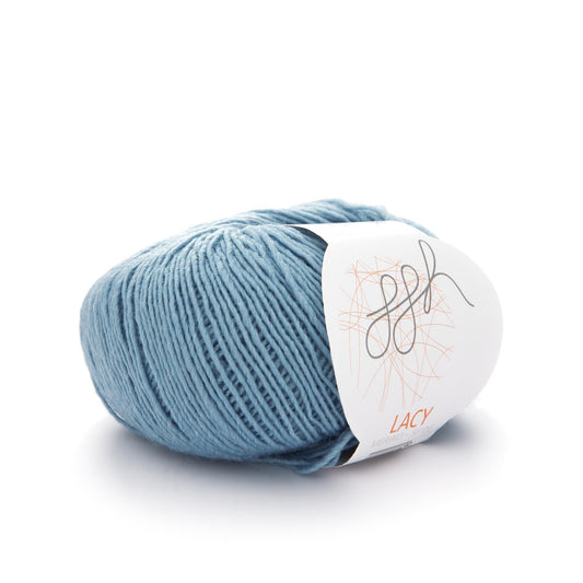 GGH Lacy | Merinowolle mit Seide | 25g - 170m | 004 - Eisblau