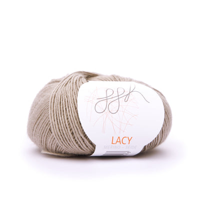 GGH Lacy | Merinowolle mit Seide | 25g - 170m | 019 - Beige - Strickwolle - Handarbeiten - 1