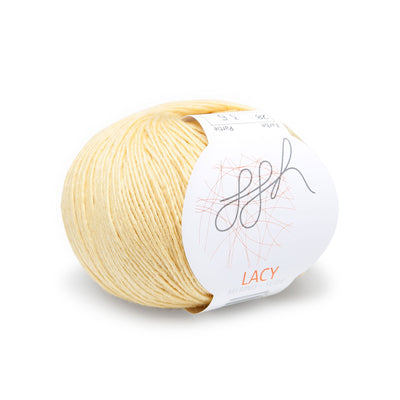 GGH Lacy | Merinowolle mit Seide | 25g - 170m | 028 - Senfgelb - Strickwolle - Handarbeiten - 1