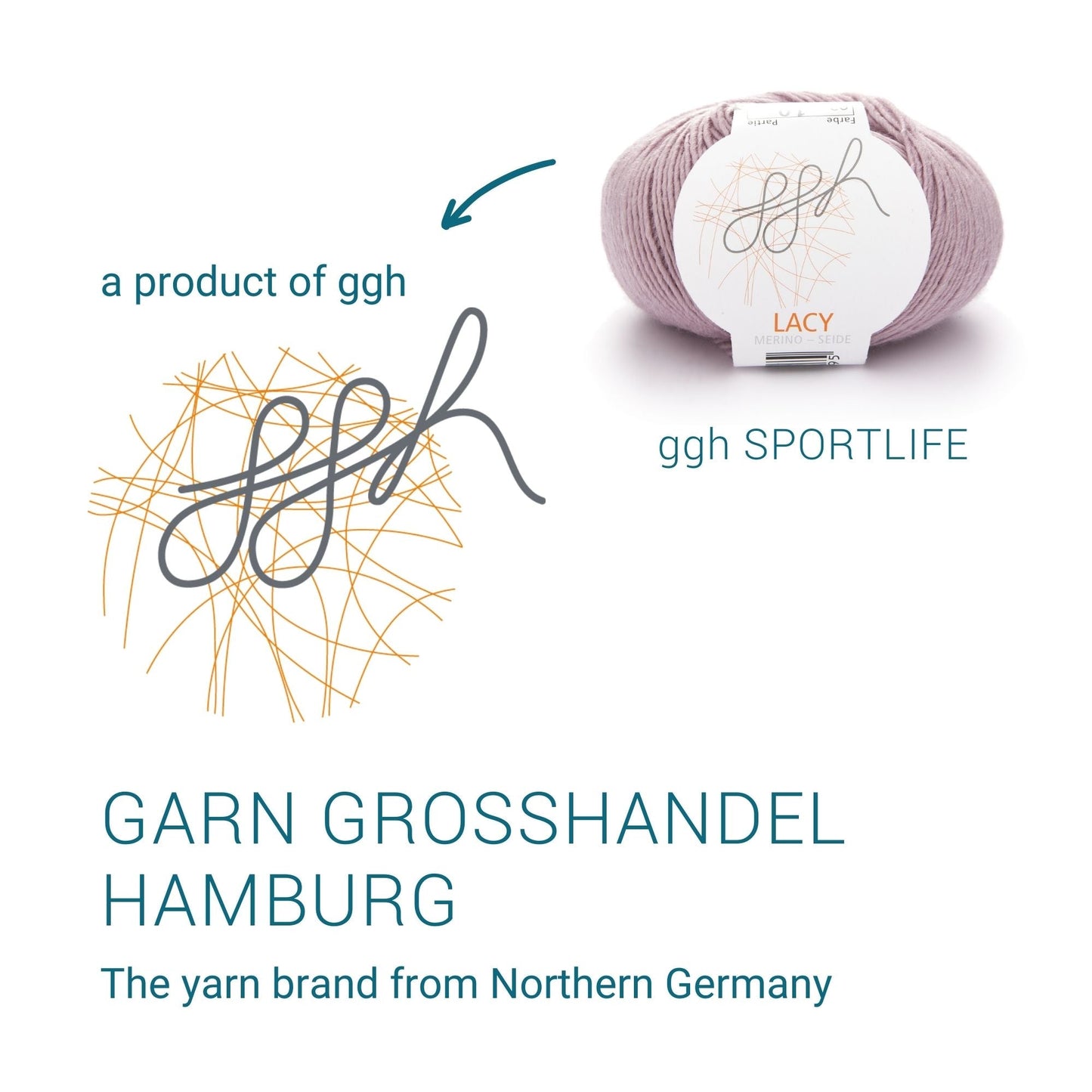 ggh Lacy | Set mit 4 x 25g (insg. 100g) - 002 - Rosa - Strickwolle - Handarbeiten - 6