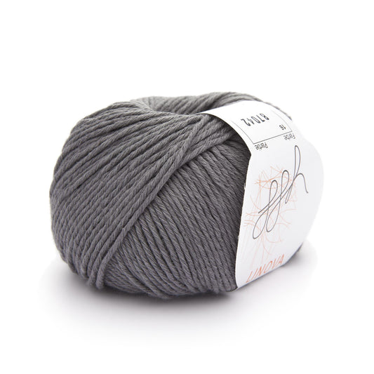 ggh Linova | Baumwolle-Leinen | 100m/50g | 016 - Schiefergrau