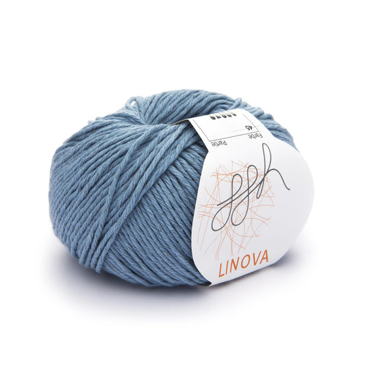 ggh Linova | Baumwolle-Leinen | 100m/50g | 045 - Graublau