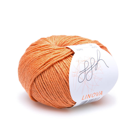 ggh Linova | Baumwolle-Leinen | 100m/50g | 072 - Mandarine