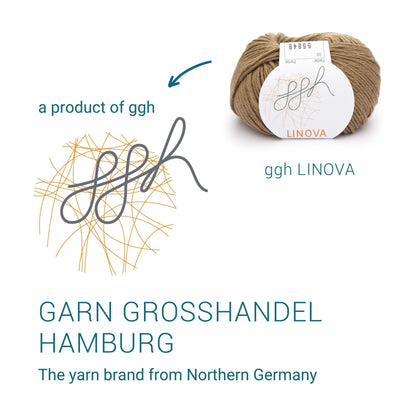 ggh Linova | 100% Baumwolle | 100m/50g | 003 - Haselnuss - Handarbeiten - 5