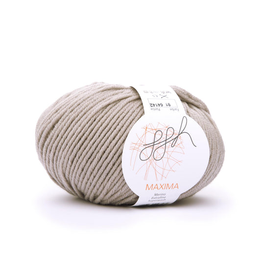 ggh Maxima | Merinowolle | 110m/50g | 081 - Graubeige