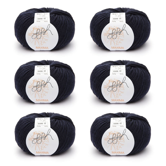 ggh Maxima Box | 300g Set (6x50g) – 023 – Marine - Handarbeiten - 1