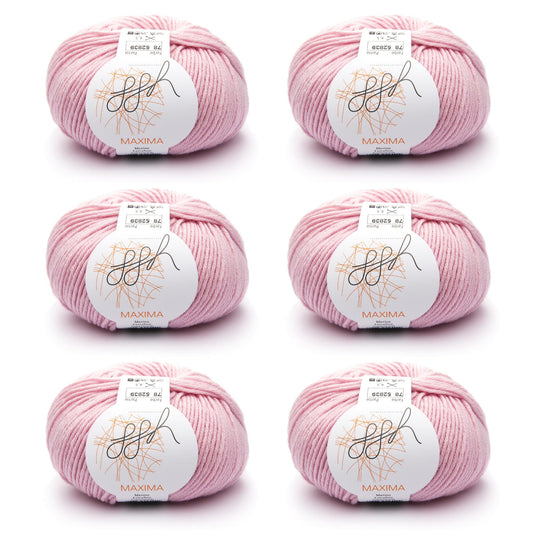 ggh Maxima Box | 300g Set (6x50g) – 078 – Puderrosa - Handarbeiten - 1