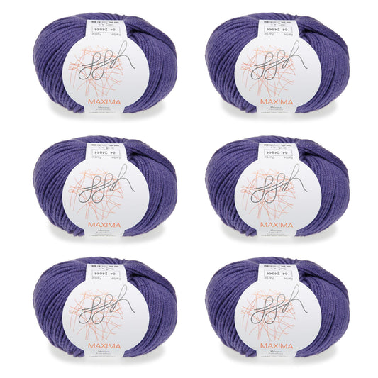 ggh Maxima Box | 300g Set (6x50g) – 084 – Lila - Handarbeiten - 1