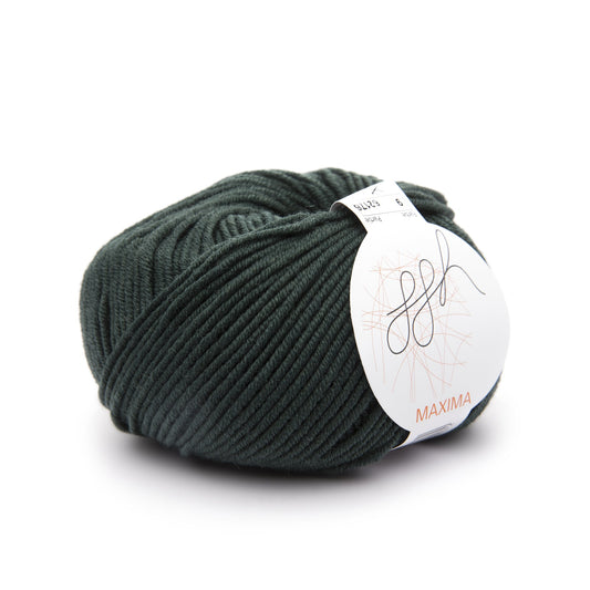 ggh Maxima | Merinowolle | 110m/50g | 009 - Grüner Schiefer - Handarbeiten - 1