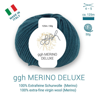 ggh Merino Deluxe - 300g Set (6x50g) - 017 - Jägergrün - Strickwolle - Handarbeiten - 2
