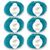 ggh Merino Deluxe - 300g Set (6x50g) - 025 - Ozeangrün - Strickwolle - Handarbeiten - 1