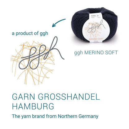 ggh Merino Soft | Merinowolle | 170m/50g | 030 - Marine - Handarbeiten - 4