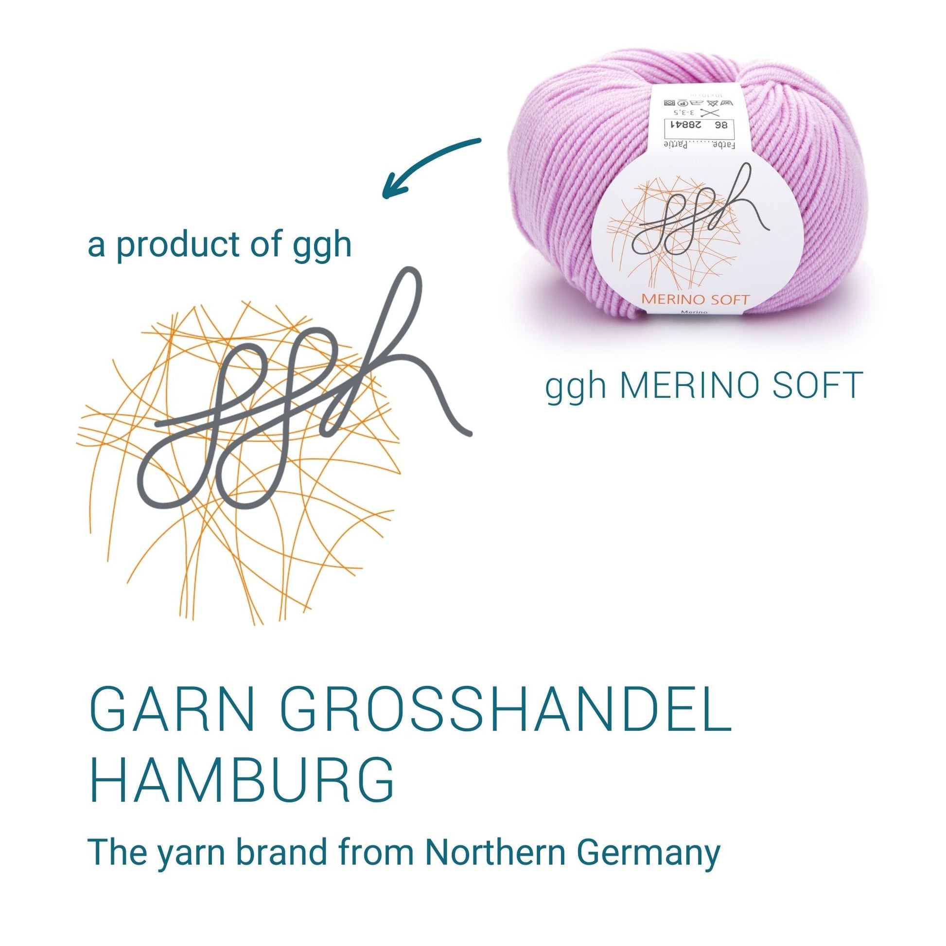 ggh Merino Soft | Merinowolle | 170m/50g | 086 - Rosa - Handarbeiten - 4