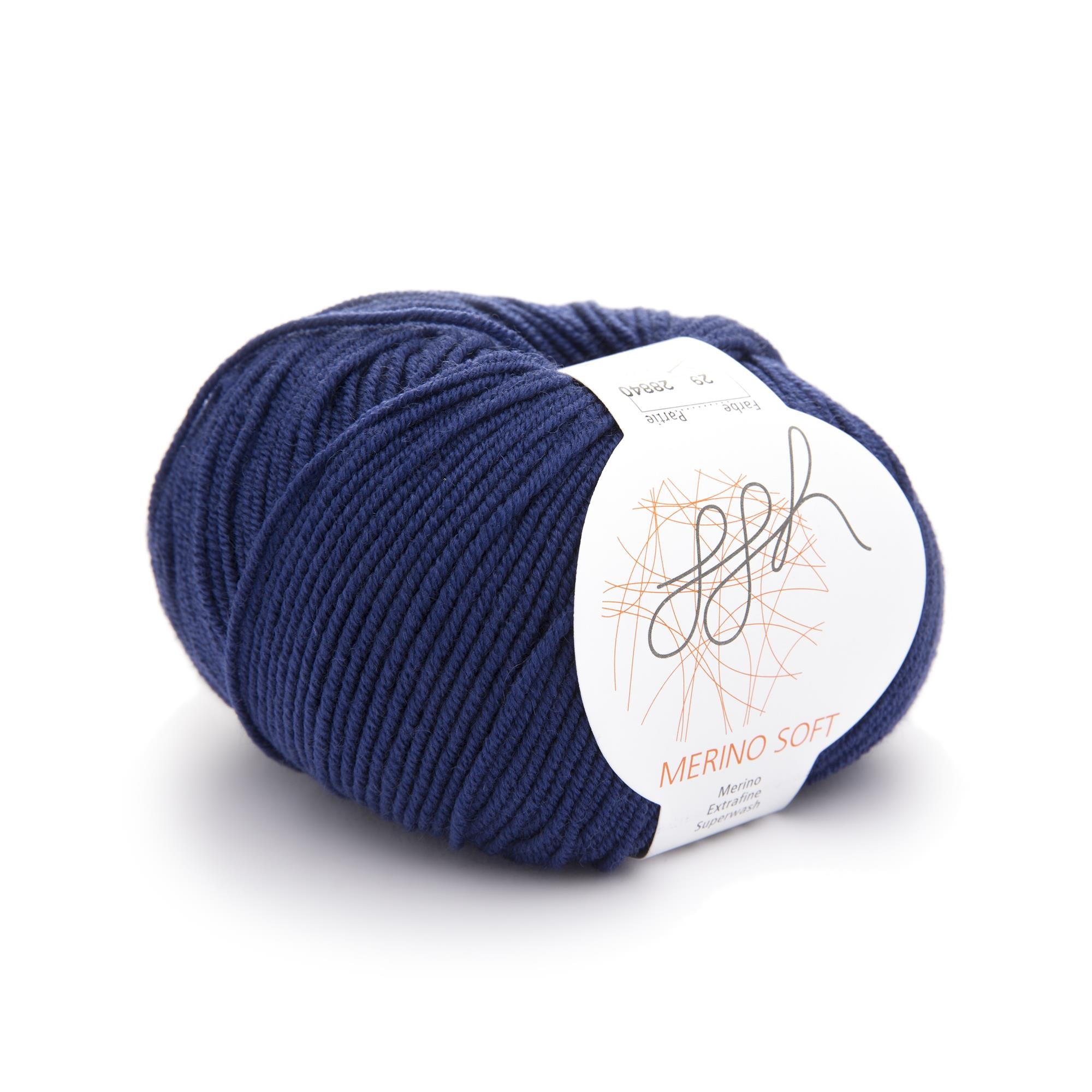 ggh Merino Soft | Knitting Yarn | Merino Wool | 170m/50g | 029 - Deep ...