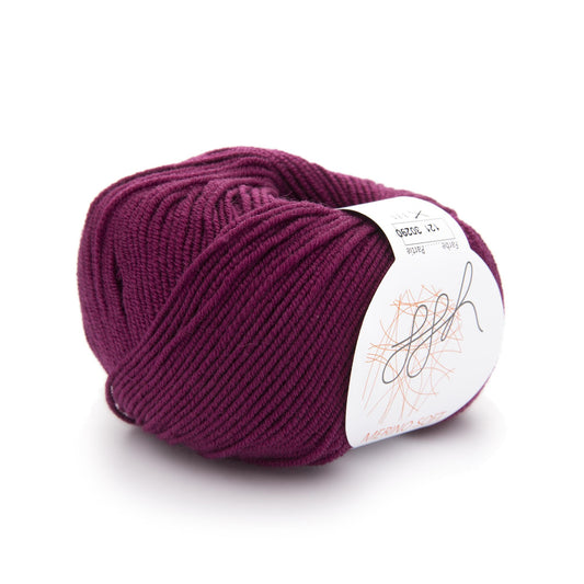 ggh Merino Soft | Merino wool | 170m/50g | 121 - Garnet red