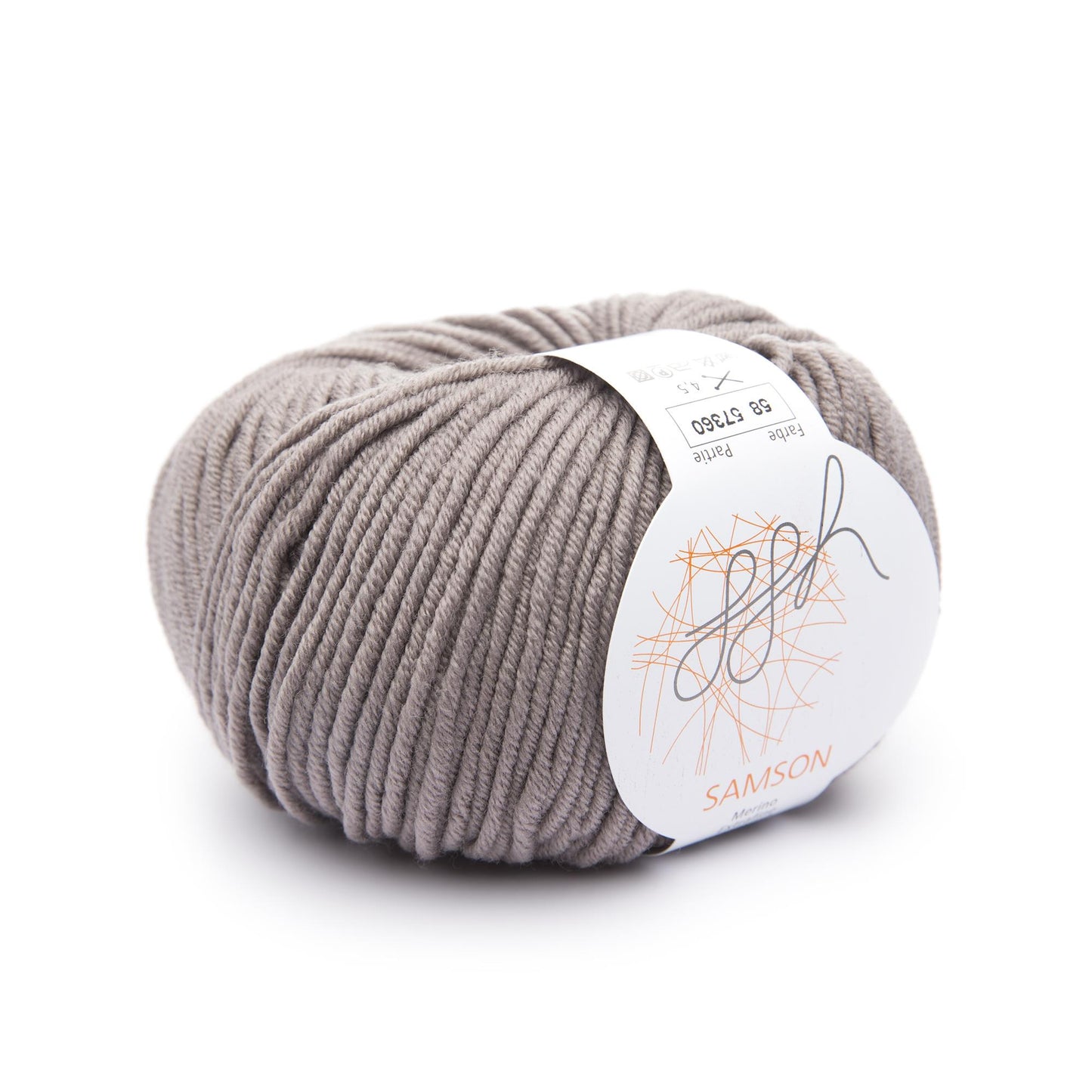 ggh Samson | Laine mérinos | 85m/50g | 058 - Gris français 