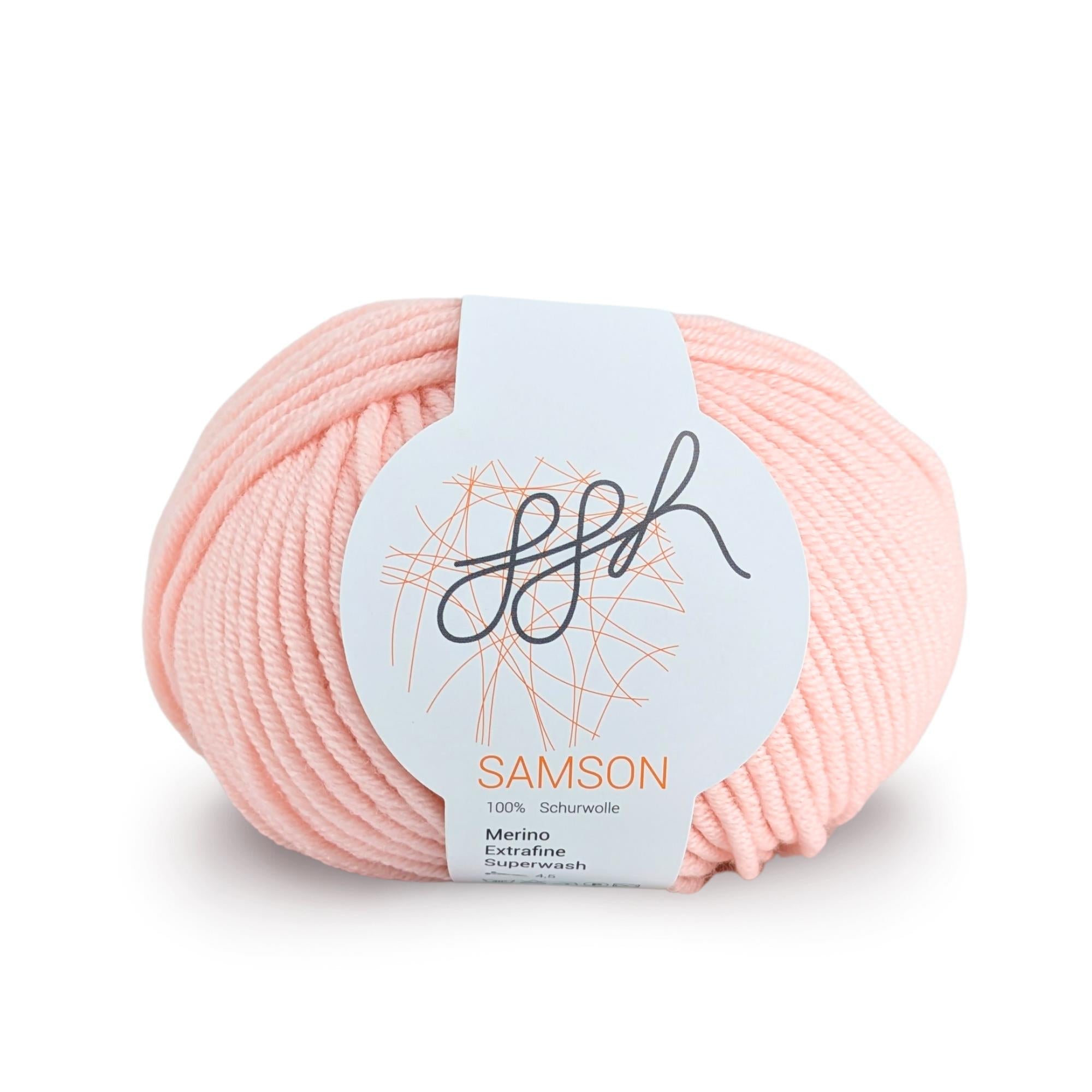 ggh Samson | Thick Merino Wool | 100 - Pale Pink – Handarbeiten
