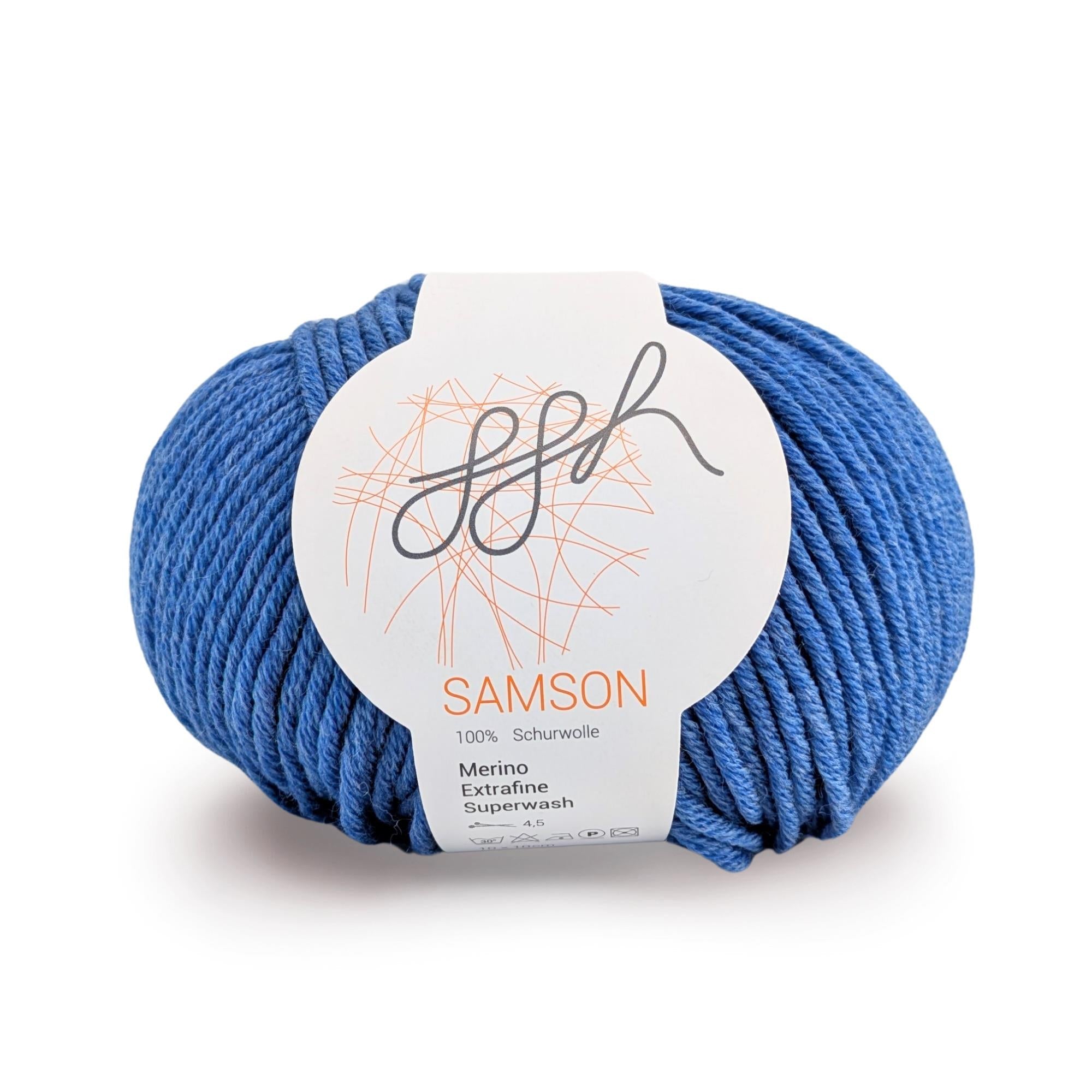 ggh Samson | Thick Merino Wool | 112 - Ocean Blue – Handarbeiten