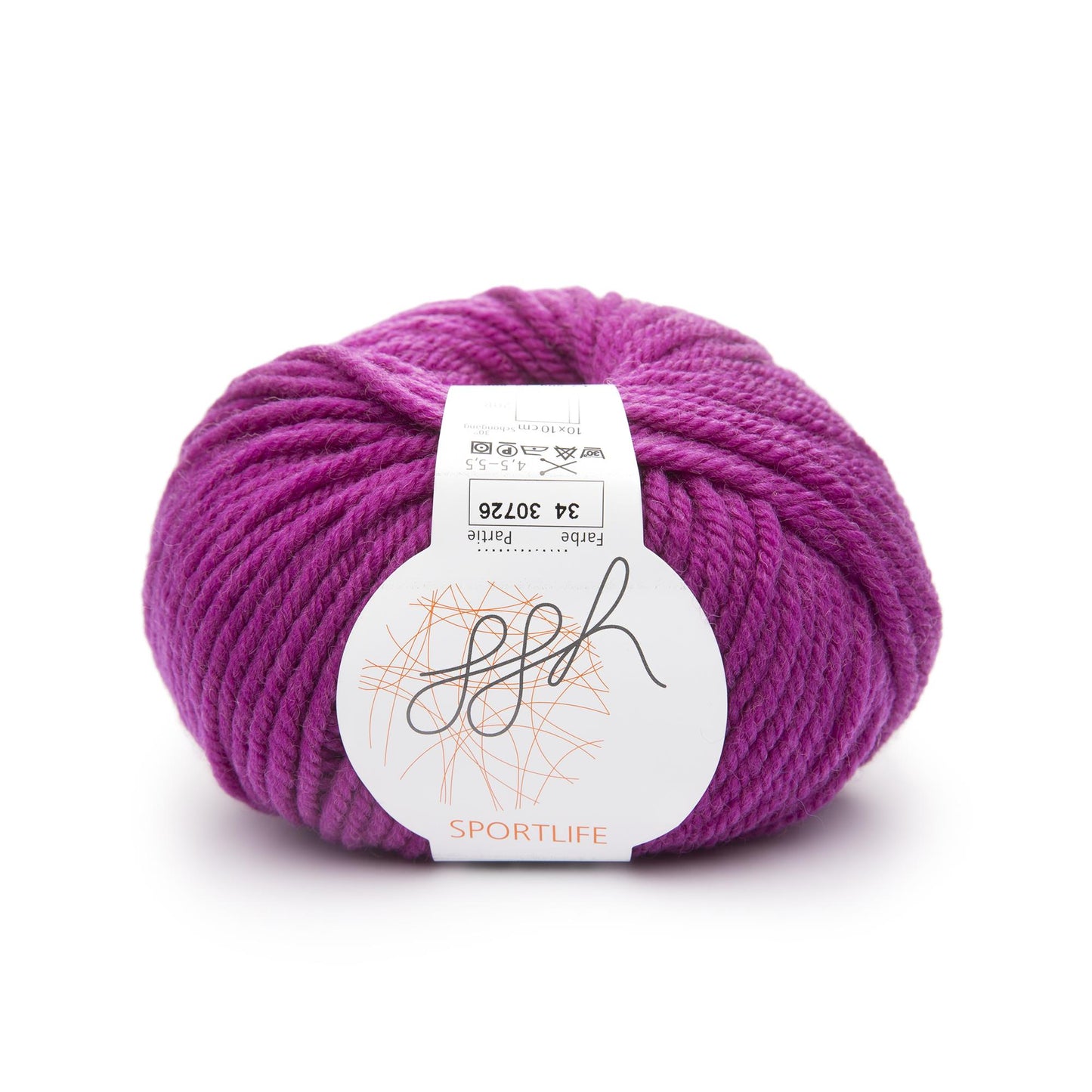 ggh Sportlife | Schurwolle | 80m/50g | 034 - Fuchsiarot