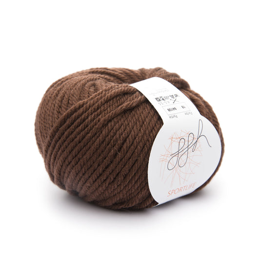 ggh Sportlife | Schurwolle | 80m/50g | 018 - Haselnussbraun - Handarbeiten - 5