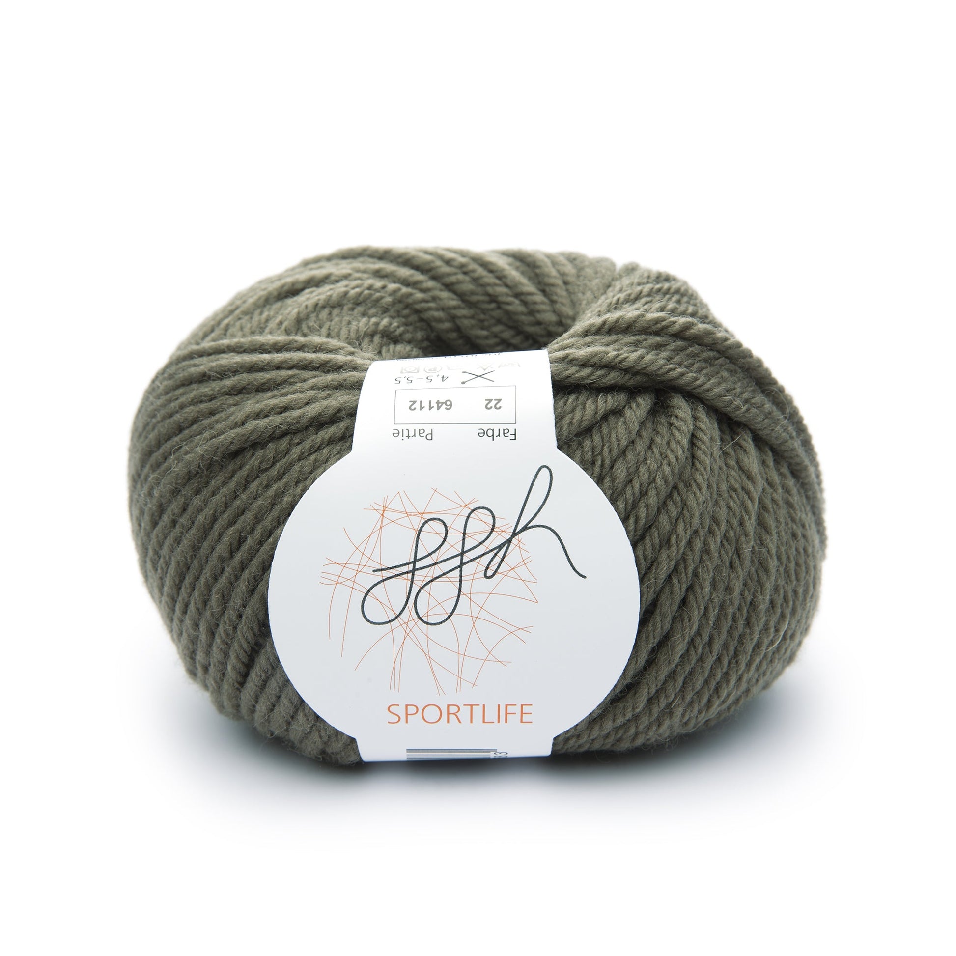 ggh Sportlife | Schurwolle | 80m/50g | 022 - Salbeigrün - Handarbeiten - 1