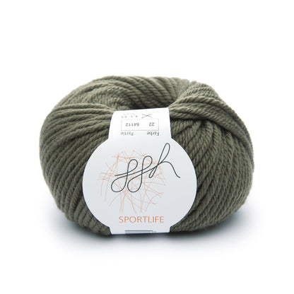 ggh Sportlife | Schurwolle | 80m/50g | 022 - Salbeigrün - Handarbeiten - 1