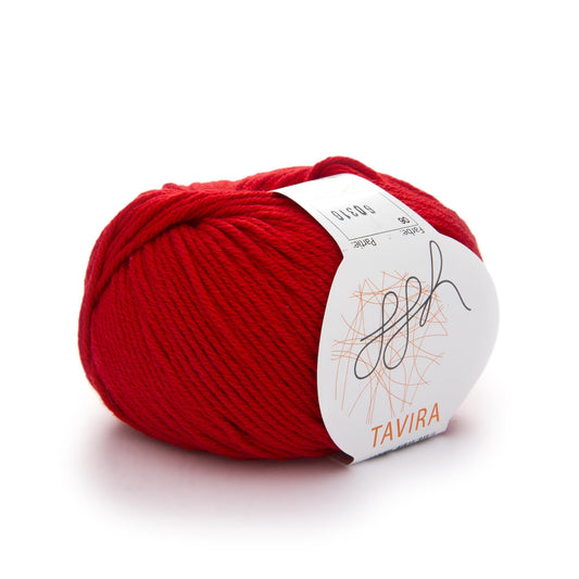 ggh Tavira | 100% Baumwolle | 80m/50g | 006 - Rot - baumwolle - Handarbeiten - 1