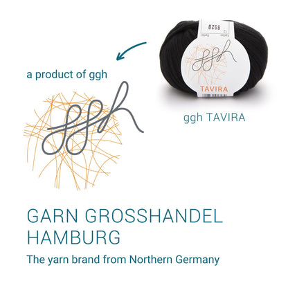 ggh Tavira | 100% Baumwolle | 80m/50g | 012 - Schwarz - Handarbeiten - 5