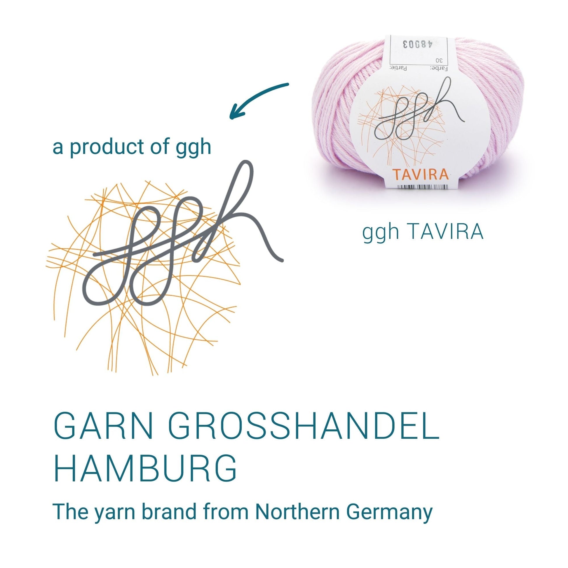 ggh Tavira | 100% Baumwolle | 80m/50g | 030 - Hellrosa - Handarbeiten - 5