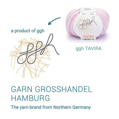 ggh Tavira | 100% Baumwolle | 80m/50g | 030 - Hellrosa - Handarbeiten - 5