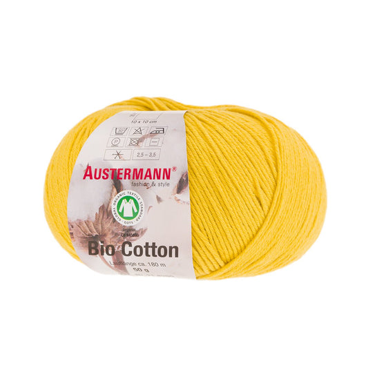 Gots Bio Cotton Uni | 180 M - 50 G | 23 - Mais - Strickwolle - Handarbeiten - 1