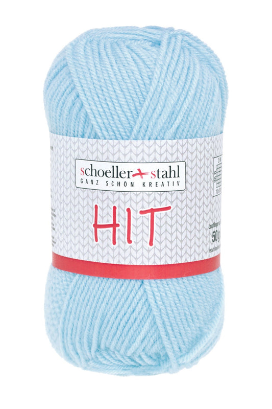 HIT 50G | Farbe 47 - HELLBLAU - Strickwolle - Handarbeiten - 1