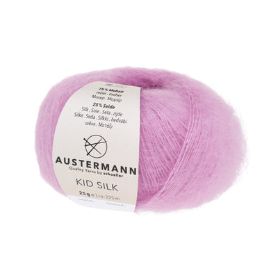 Kid Silk | 225 M - 25 G | 35 - Rose - Strickwolle - Handarbeiten - 1